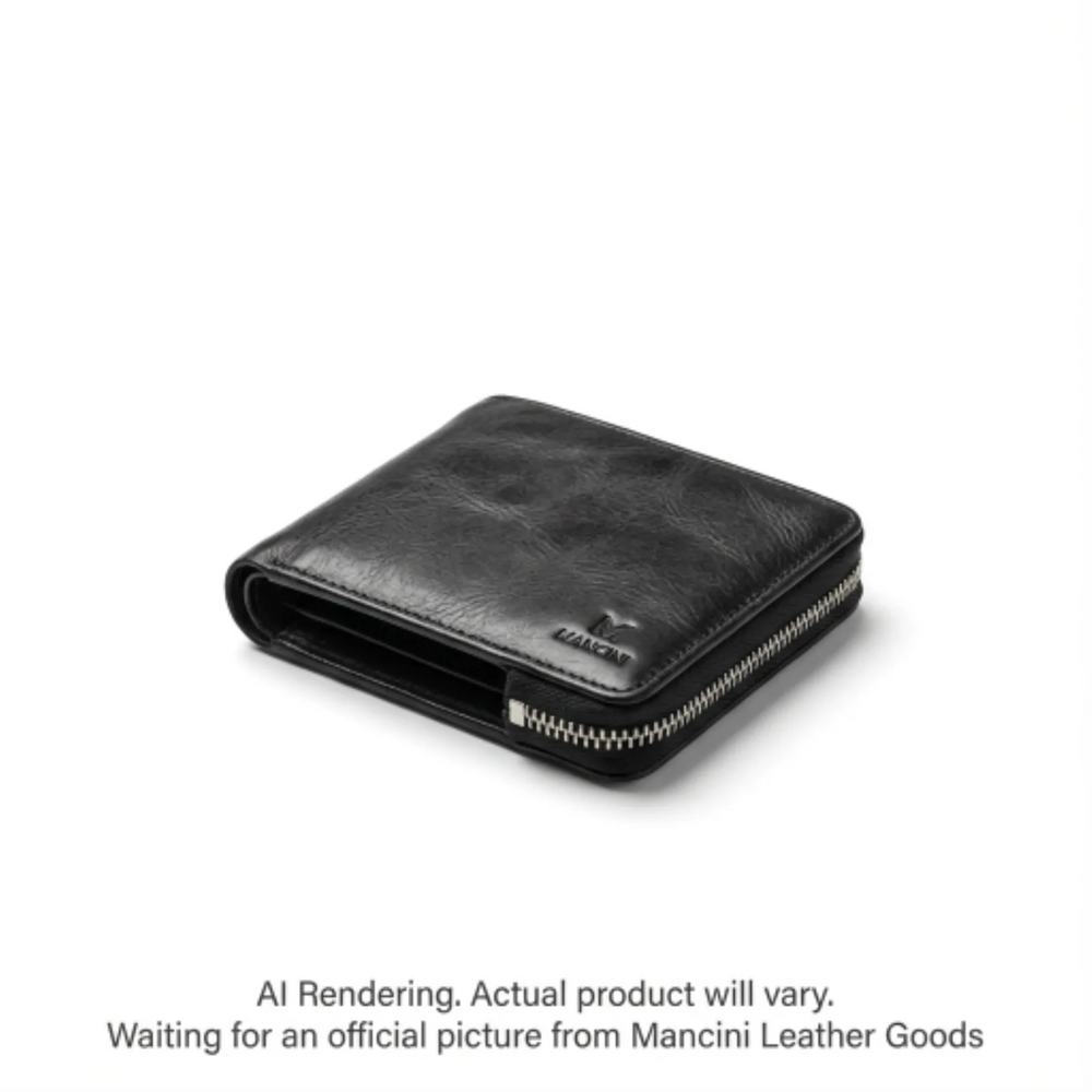 Buffalo RFID Secure Zippered Billfold with Removable Passcase