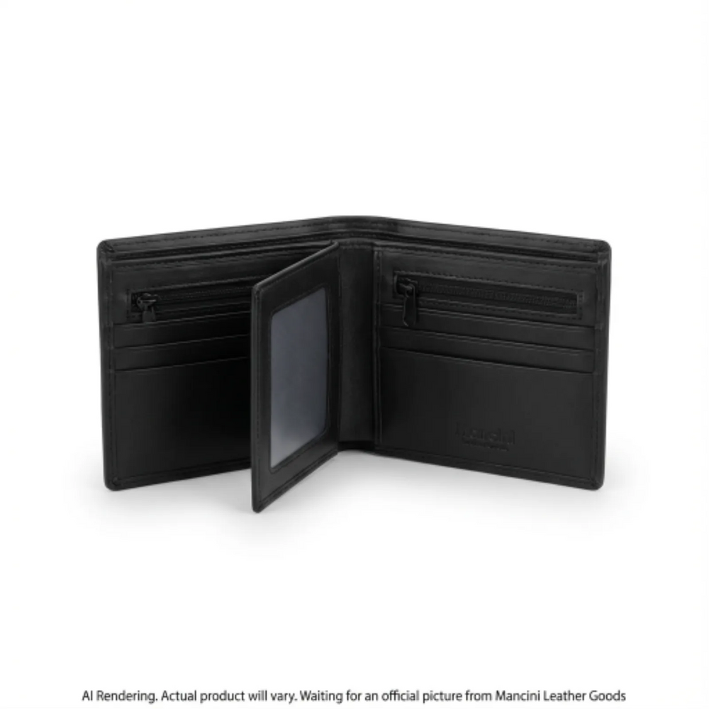 CENTER WING WALLET COIN POCKET