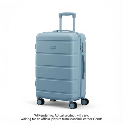 Mancini LPP820-20 Ice Blue Expandable Spinner Luggage Set (LPP820-20-ICE-BLUE)