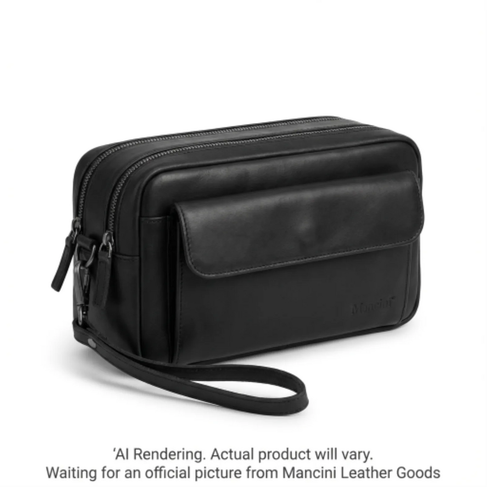 Double Section Zipper Toiletry Kit