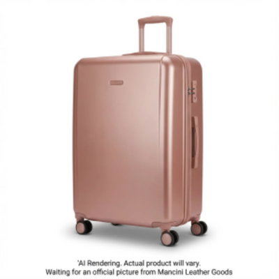 Mancini Bermuda Collection Rose Gold Expandable Spinner Luggage Set (LPP820-28-ROSE-GOLD)