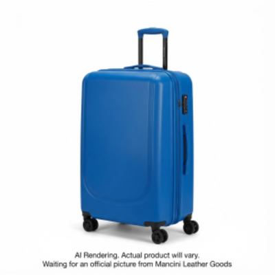 Mancini LPP823 Expandable Polypropylene Spinner Luggage - 28" - Blue (LPP823-28-BLUE)