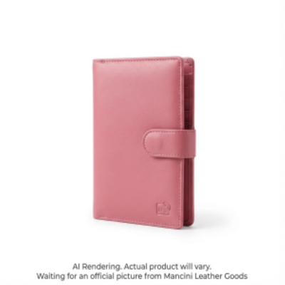 Mancini Deluxe Passport Wallet Pink (52171-PINK)