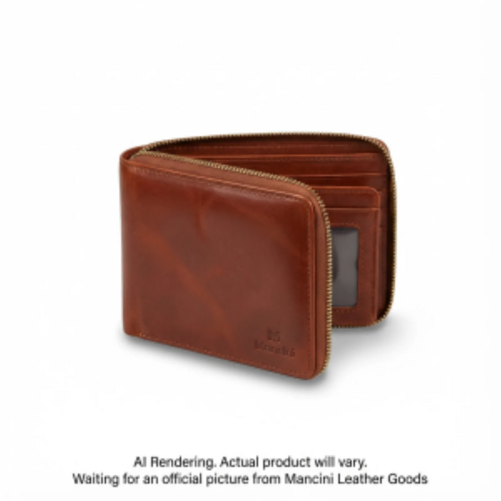 ZIPPERED WALLET REMOVABLE PASSCASE