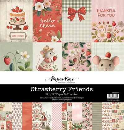 Strawberry Friends 12x12 Paper Collection 34860
