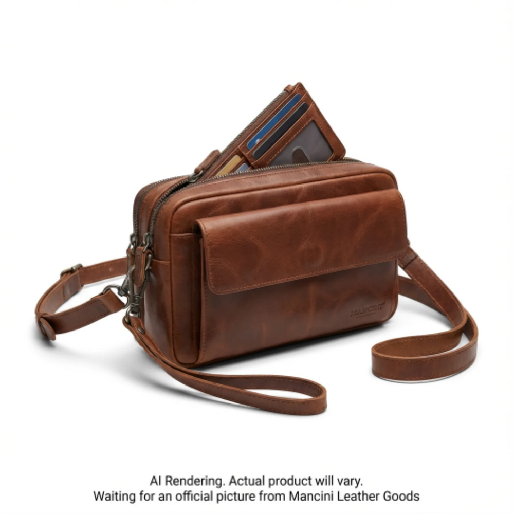 Unisex Bag w/ Zip Organizer Pocket