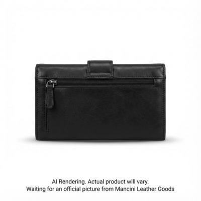 Mancini South Beach RFID Secure Trifold Wallet (6700296-BLACK)