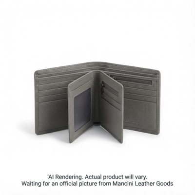 Mancini Bellagio Wing RFID Wallet (2020183-GREY)
