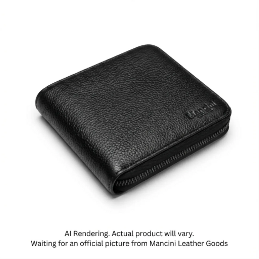 Fifth Avenue RFID Zippered Billfold with Removable Passcase