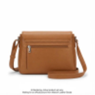 Mancini Pebbled Charlotte Crossbody Organizer Handbag (HBP1092-CAMEL)