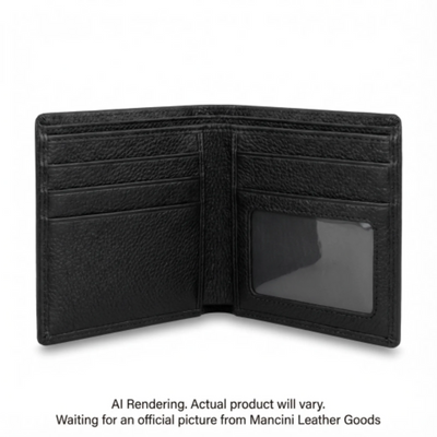 Mancini Fifth Avenue RFID Secure Billfold (2025152-BLACK)