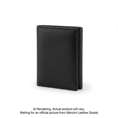 Mancini Trifold Wing Wallet (18-162-BLACK)
