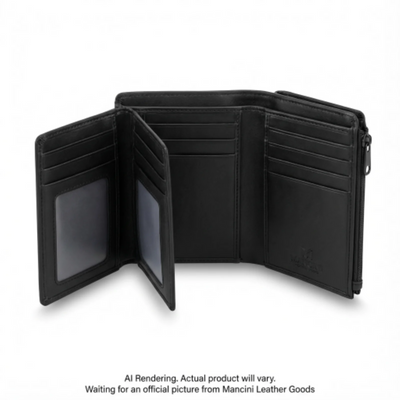 Mancini Trifold Wing Wallet (52162-BLACK)