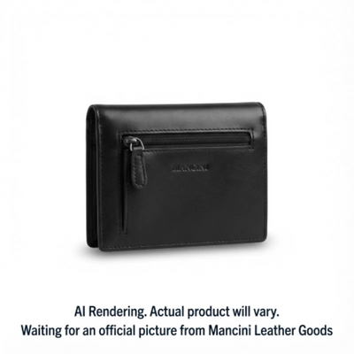Mancini Coin Purse Credit Card Case (52957-BLACK)