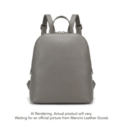 Mancini Pebbled Natalie Crossbody Bag Grey (HBP1060-GREY)