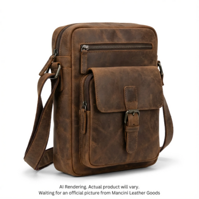 Mancini Buffalo Everyday Crossbody Bag (99-5415-BROWN)