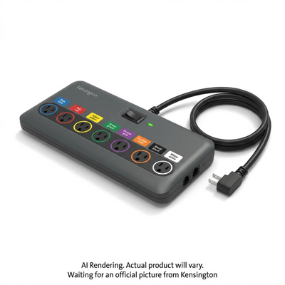 Kensington Smrtsockets Premium Adapter 8 Outlets (K62691NA)