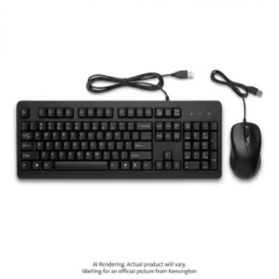 Kensington Pro Fit Washable Wired Desktop Set (K70316US)