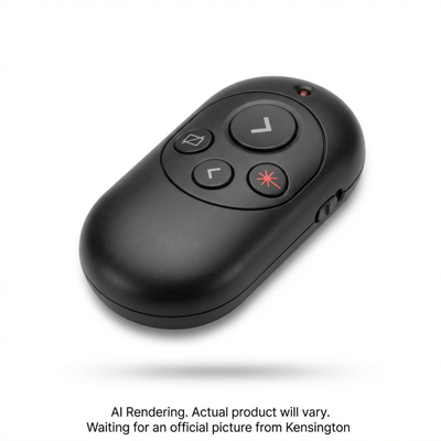 Kensington Wireless Presenter with Red Laser Nano Receiver (K33272WW)
