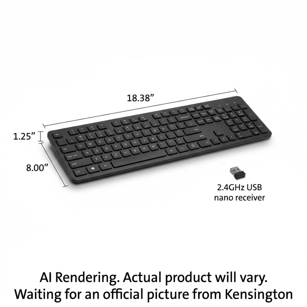 F,Kensington Pro Fit Wireless Keybrd,Un