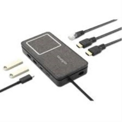 Kensington SD1700P USB-C Dual 4K Portable Dock with QI (K32800WW)