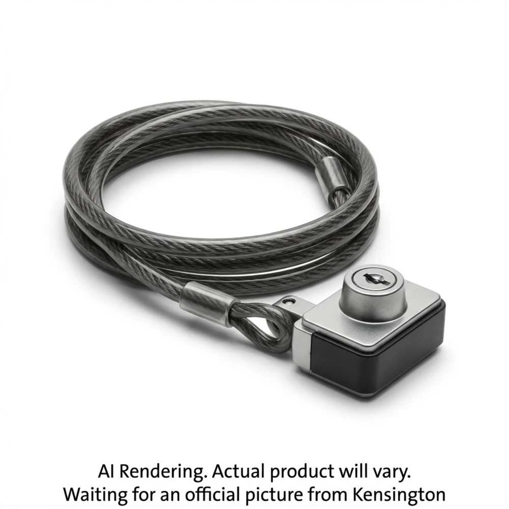 F,Slim Nanosaver Keyed Laptop Lock, Mk