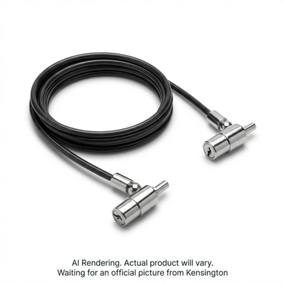 Kensington MicroSvr 2.0 Single Keyed Twin Lockhead (K65099S)