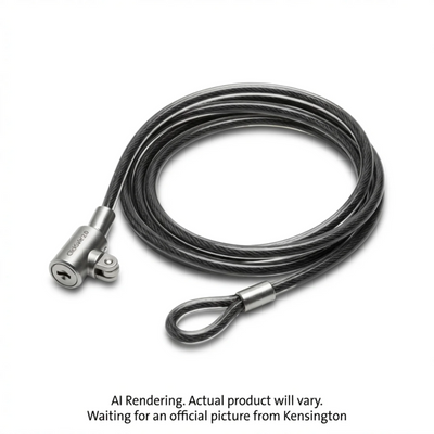 Kensington Clicksafe 2.0 Keyed Laptop Lock, Master Key (K64436M)