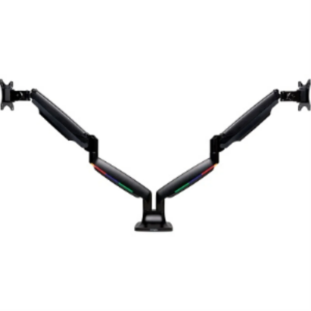 1Tch Hght Adjust Dual Arm Blk