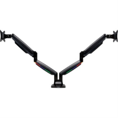 Kensington 1Tch Height Adjustable Dual Arm Black (K59601WW)