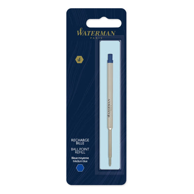 Waterman Ballpoint Pen Refill - Medium Point, Blue Ink (S0944490)