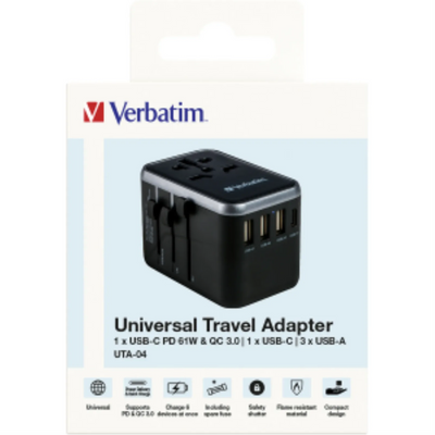 Verbatim Universal Travel Adapter UTA-04 (49546)