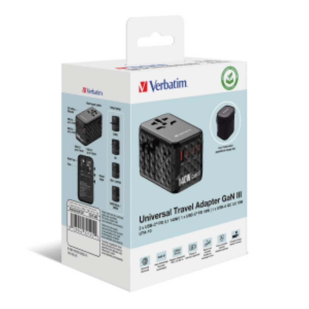 Verbatim UNIVERSAL TRAVEL ADAPTER UTA-10