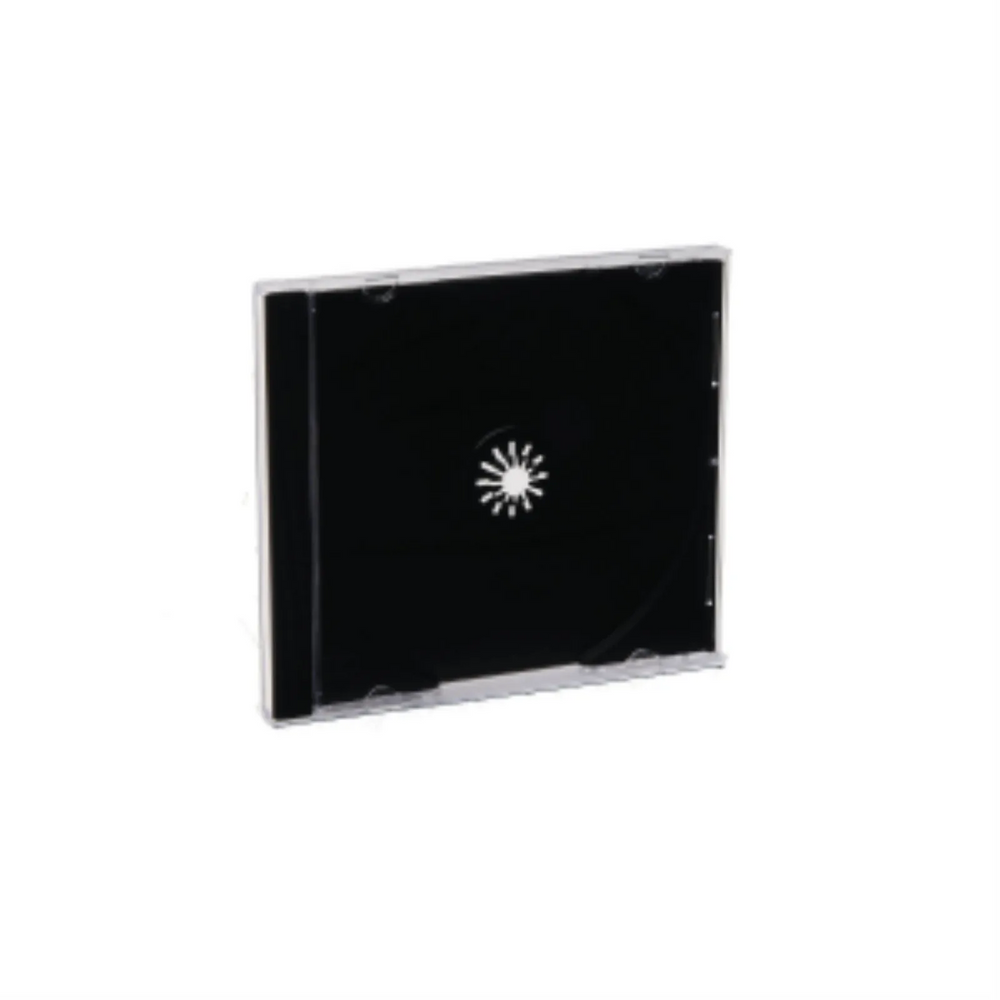 Verbatim CD/DVD JWLCASE 200PK BULK CLEAR/BLK TRAY