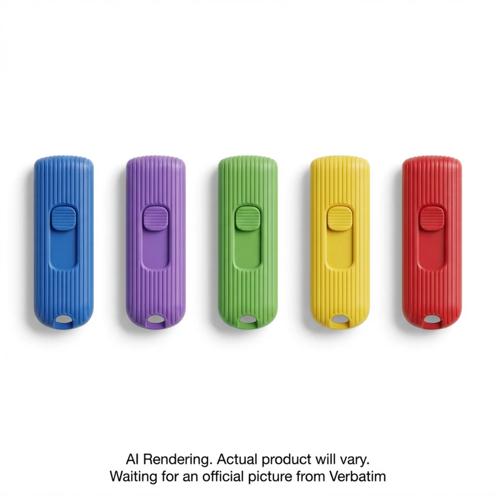 64Gb Pinstripe 3.0 Usb 5Pk Assorted