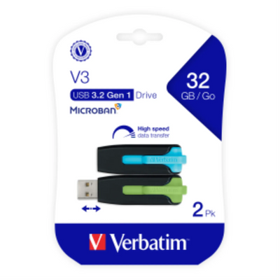Verbatim 32GB V3 SnG V3 USB 3.0 2PK (99127)