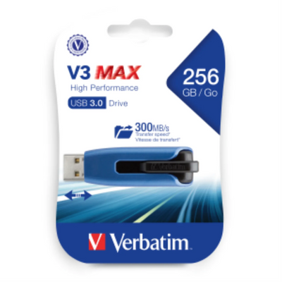 Verbatim 256GB V3 Max USB 3.0 Drive (49809)