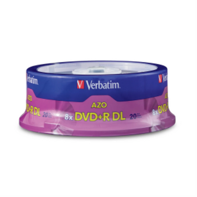 Verbatim 8.5GB DVD+R DL 8X 20-Pack (95310)
