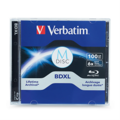 Verbatim MDISC BDXL 100G 6X VRB White 1JC OPP (98912)