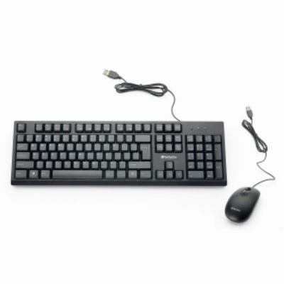 Verbatim Wired Keyboard and Mouse Set (70734)