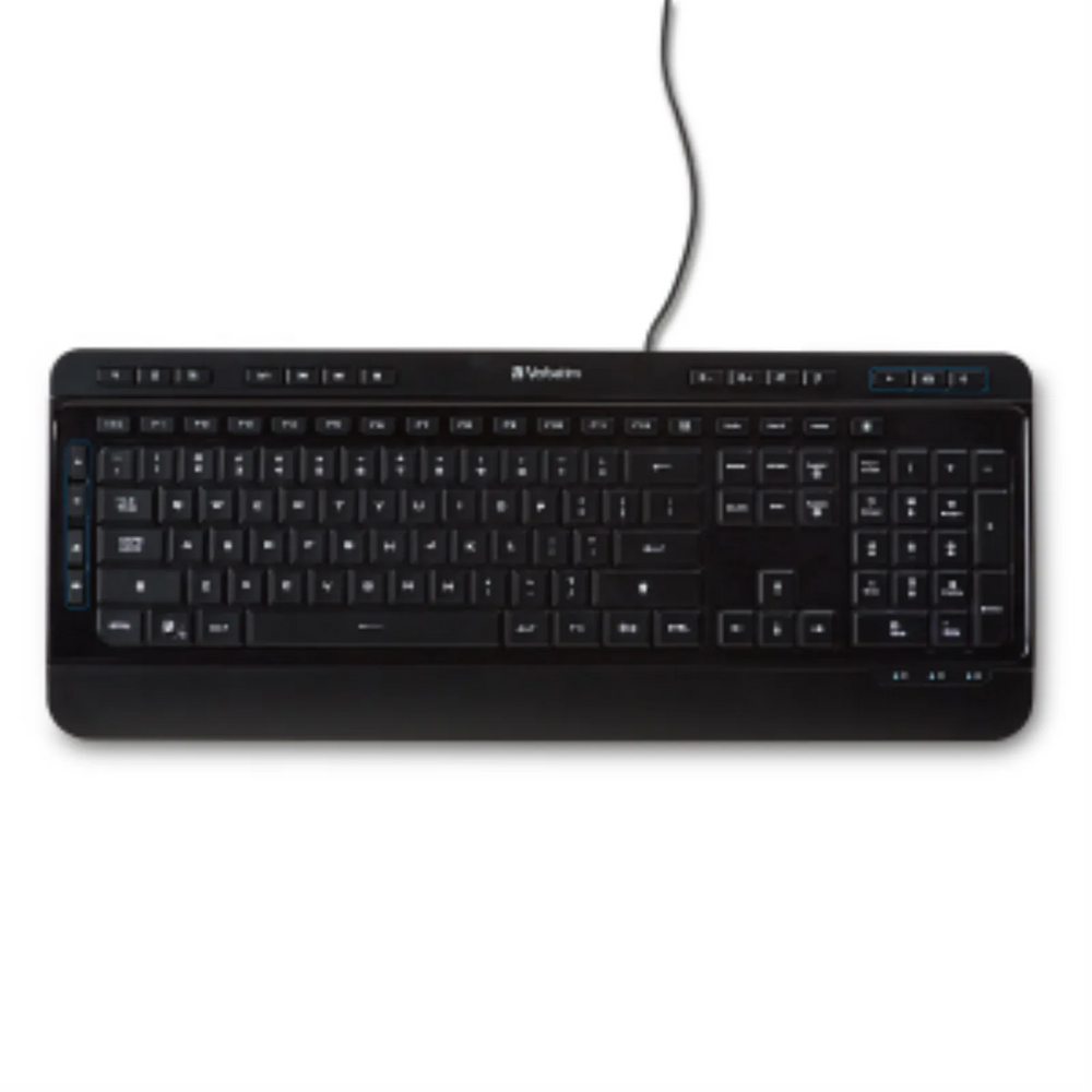 Verbatim Illuminated Wired Keyboard