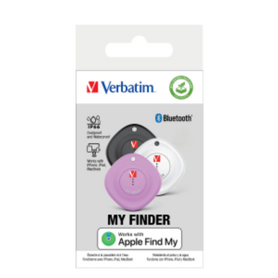 Verbatim My Finder Bluetooth Tracker 3pk Black/White/Purple (32132)