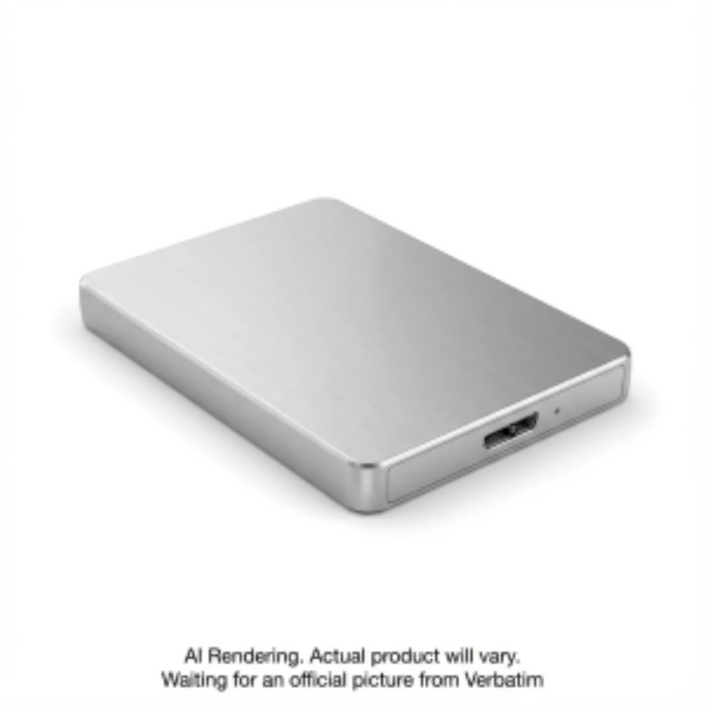 Verbatim Store'n'Go Alu Slim 2.5" HDD USB 3.2 GEN1 1TB Silver