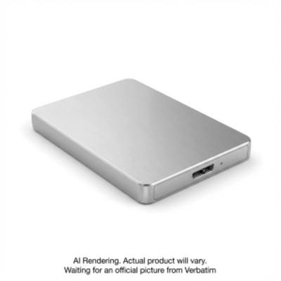 Verbatim Store'n'Go Alu Slim 2.5" HDD USB 3.2 GEN1 1TB Silver (53663)