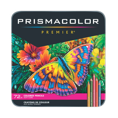 Prismacolor Premier Coloured Pencils, Soft Core, Assorted, 72 Count (3599TN)