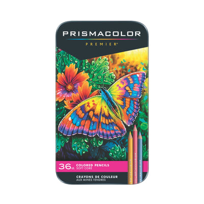 Prismacolor Premier Coloured Pencils, Soft Core, Assorted, 36 Count (92885T)