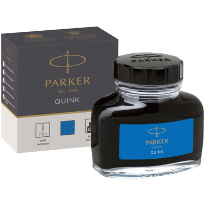 Parker Washable Blue Quink Ink Bottle 57ml (1950377)