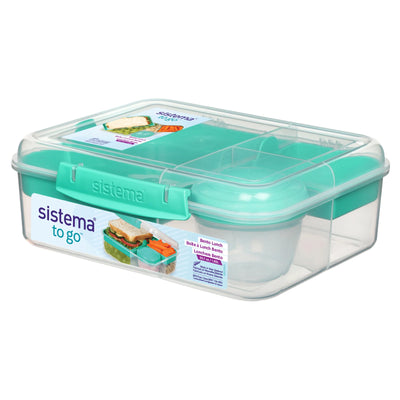 Sistema Bento Box To Go Lunch Box with Yogurt Container, 1.65 L, 1 Pack (2169053)