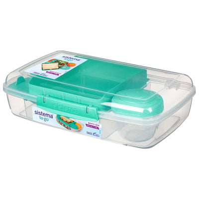 Sistema Bento Box To Go Lunch Box with Yogurt Container, 1.76 L, 1 Pack (2167153)