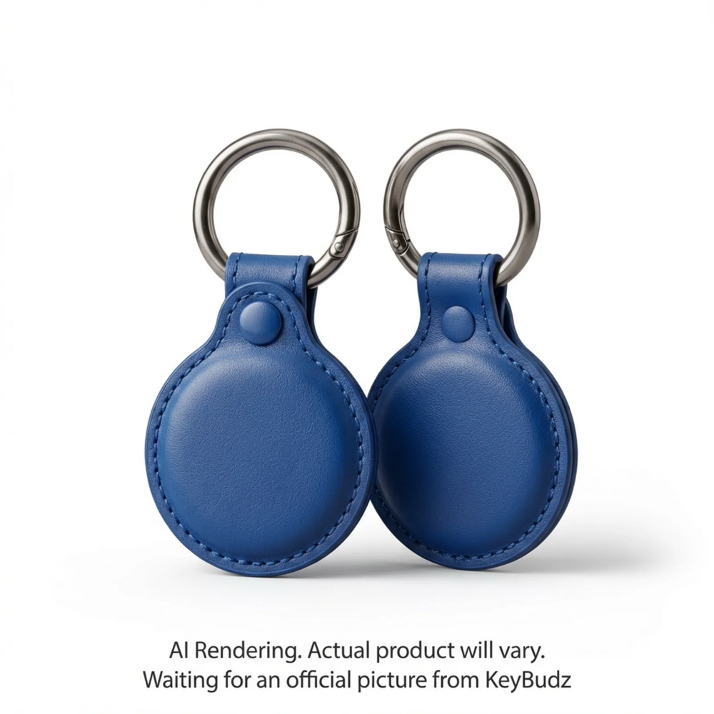 AirTag Snap Ring Keyring Cobalt Blue (2 Pack)